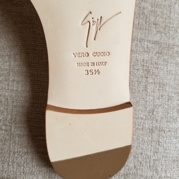 NIB Giuseppe Zanotti Nude Suede Cruel Sandals - Picture 7 of 8